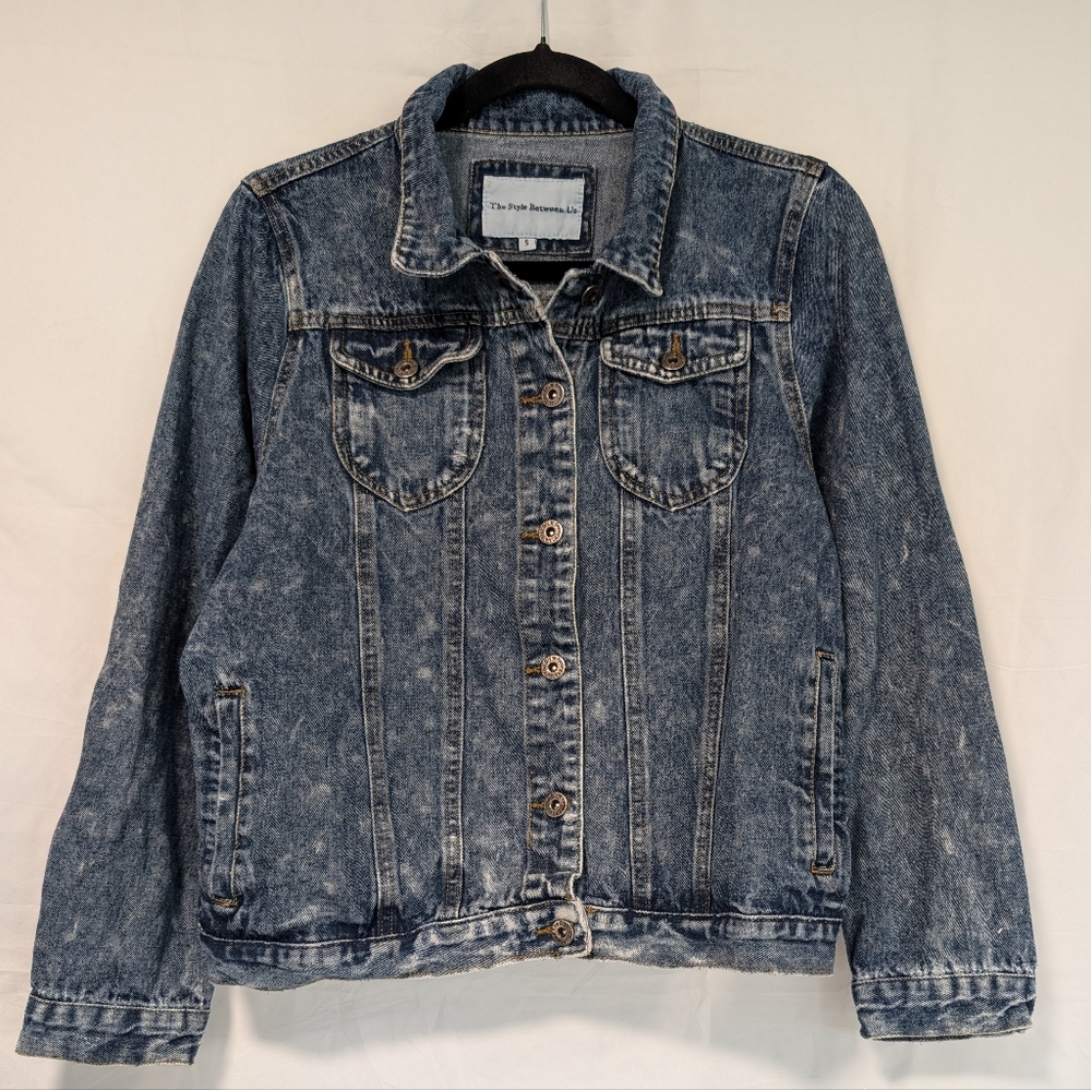 Denim Distressed Women's Jacket